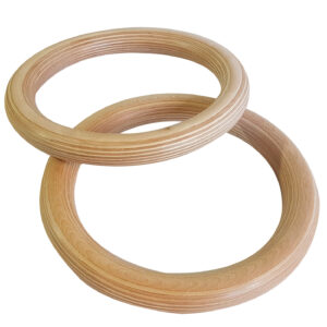Anneaux bois par paire
